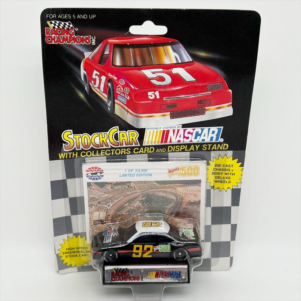 Racing Champions Collector's Limited Edition Diecast Stock Car 1992 Mello Yello